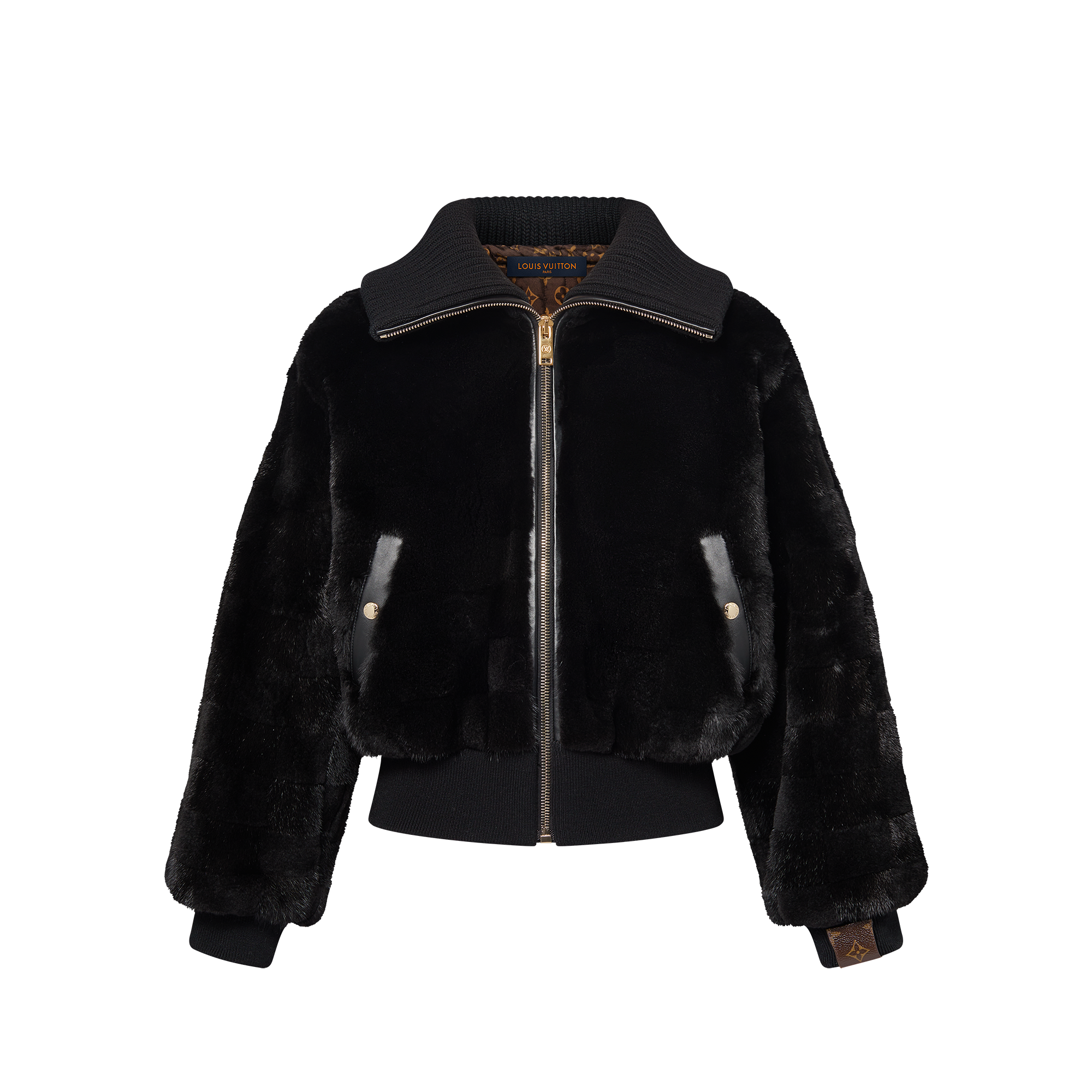 ジャケット GIOVI FW23 Mink fur bomber jacket (P2303V/2SABBIA) Ladies Mink Fur Bomber Jacket: FurSource.com